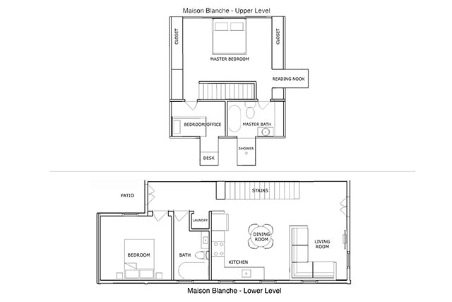Maison Blanche - Floor Plan